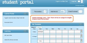 Notifying students of Microsoft365